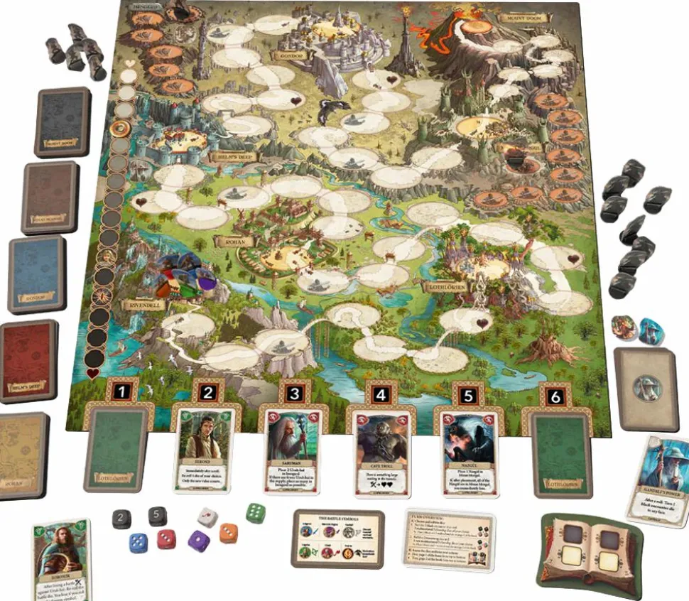 The Lord of the Rings - Adventure to Mount Doom Board Game