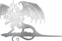 The Lord of the Rings - Balrog Corten Steel Metalbird Silhouette Decoration