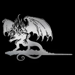 The Lord of the Rings - Balrog Corten Steel Metalbird Silhouette Decoration