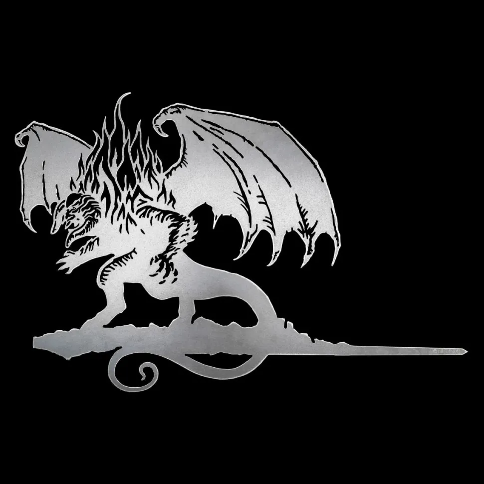 The Lord of the Rings - Balrog Corten Steel Metalbird Silhouette Decoration