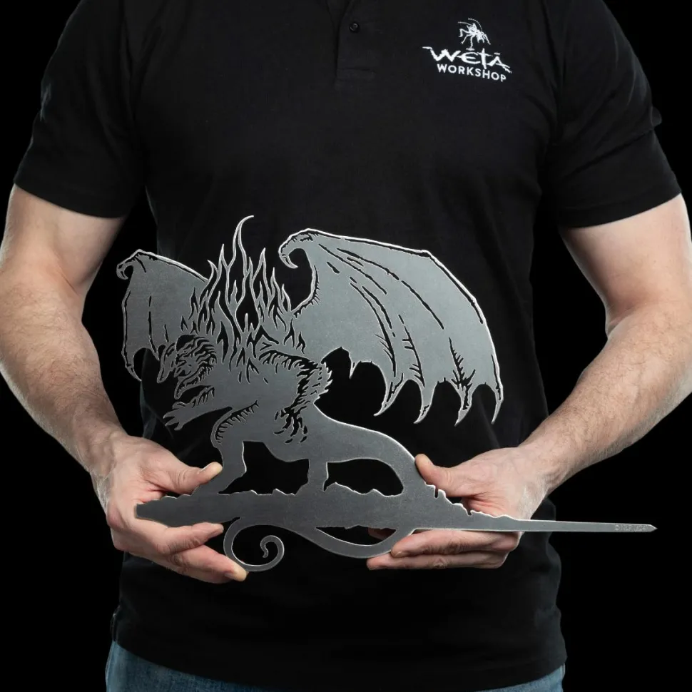 The Lord of the Rings - Balrog Corten Steel Metalbird Silhouette Decoration