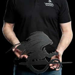 The Lord of the Rings - Fell Beast Corten Steel Metalbird Silhouette Decoration