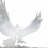 The Lord of the Rings - Gandalf on Gwaihir Corten Steel Metalbird Silhouette Decoration