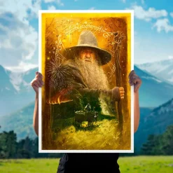 The Lord of the Rings - Gandalf Arrives Fine Art Print by Ignacio RC