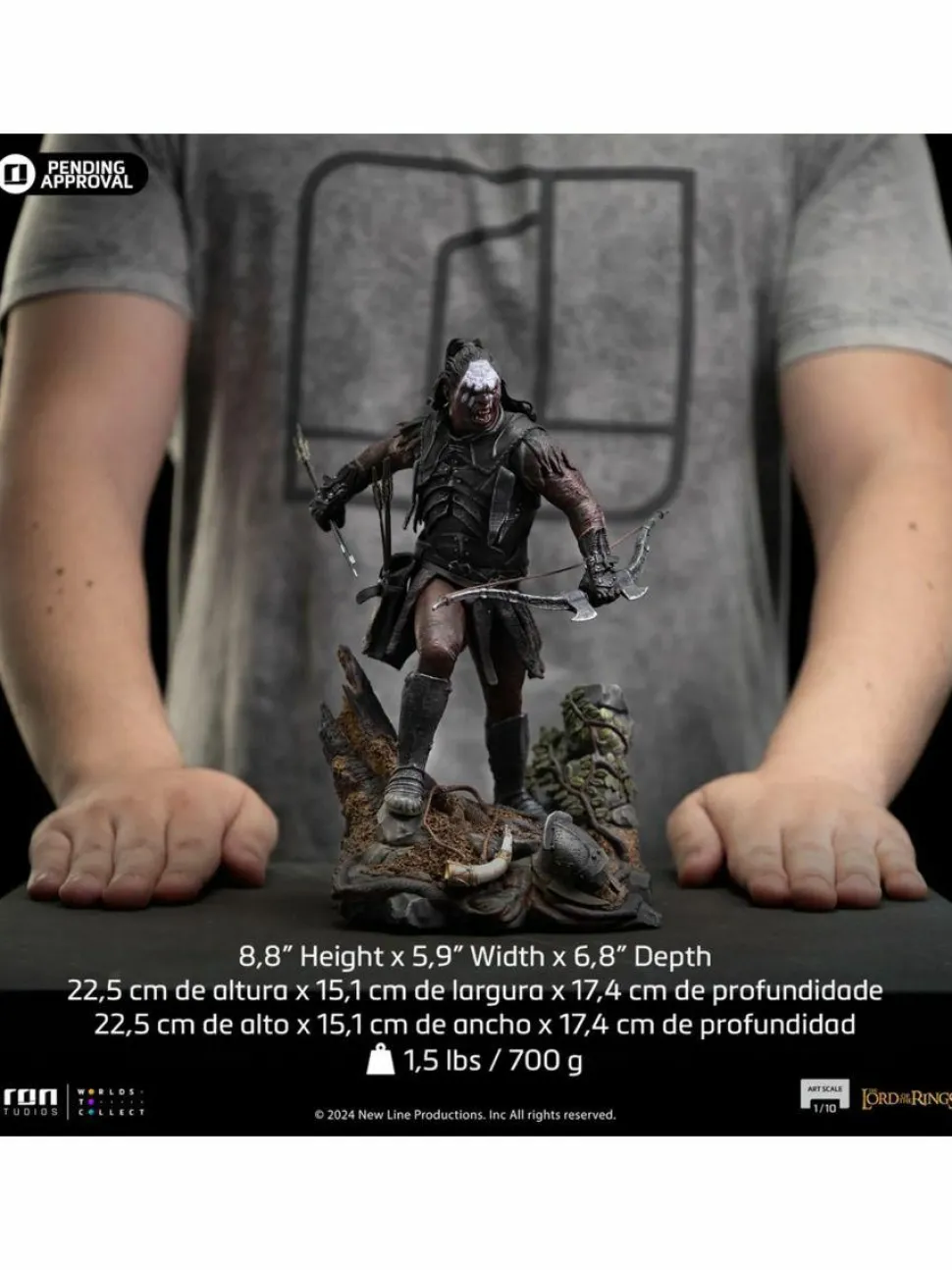 The Lord of the Rings - Lurtz, Uruk-hai Leader 1/10th Scale Statue