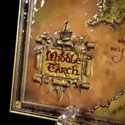 The Lord of the Rings - Map of Middle-Earth Heavily Embossed Metal Map