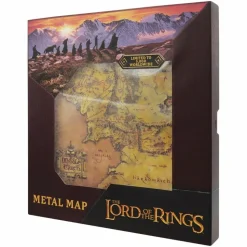 The Lord of the Rings - Map of Middle-Earth Heavily Embossed Metal Map