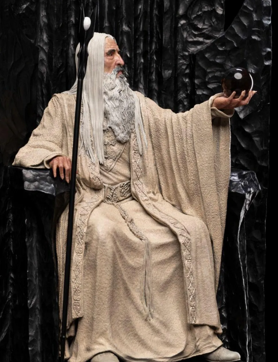 The Lord of the Rings - Saruman the White on Throne 1/6th Scale Statue