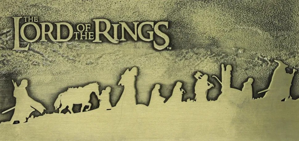The Lord of the Rings - The Fellowship of the Ring Limited Edition Metal Plaque