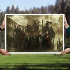 The Lord of the Rings - The Fellowship of the Ring Fine Art Print by Darren Tan