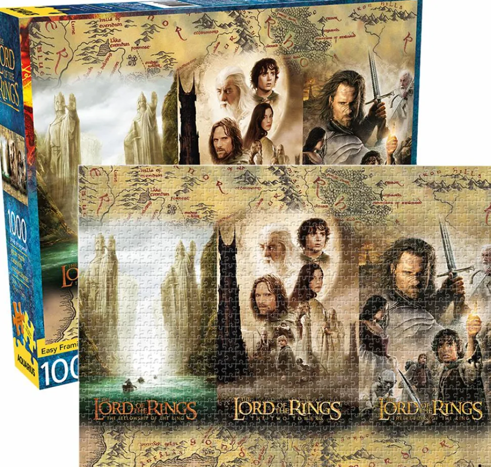 The Lord of the Rings - Triptych 1000 Piece Jigsaw Puzzle