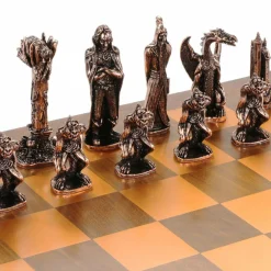 The Lord of the Rings - War of the Rings Pewter Chess Set