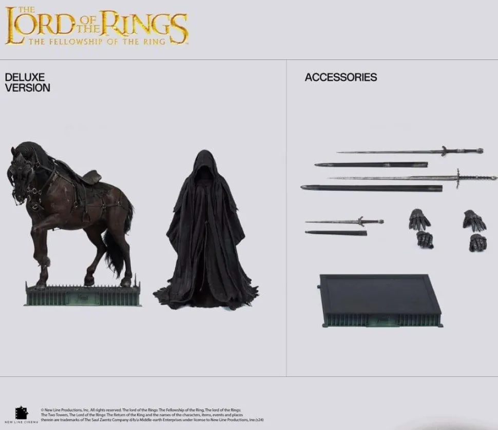 The Lord of the Rings: The Fellowship of the Ring - Nazgul (Ringwraith) Deluxe INART 1/6th Scale Action Figure