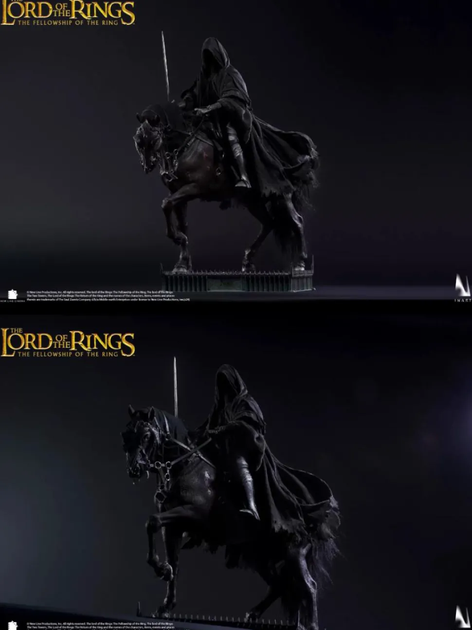 The Lord of the Rings: The Fellowship of the Ring - Nazgul (Ringwraith) Deluxe INART 1/6th Scale Action Figure