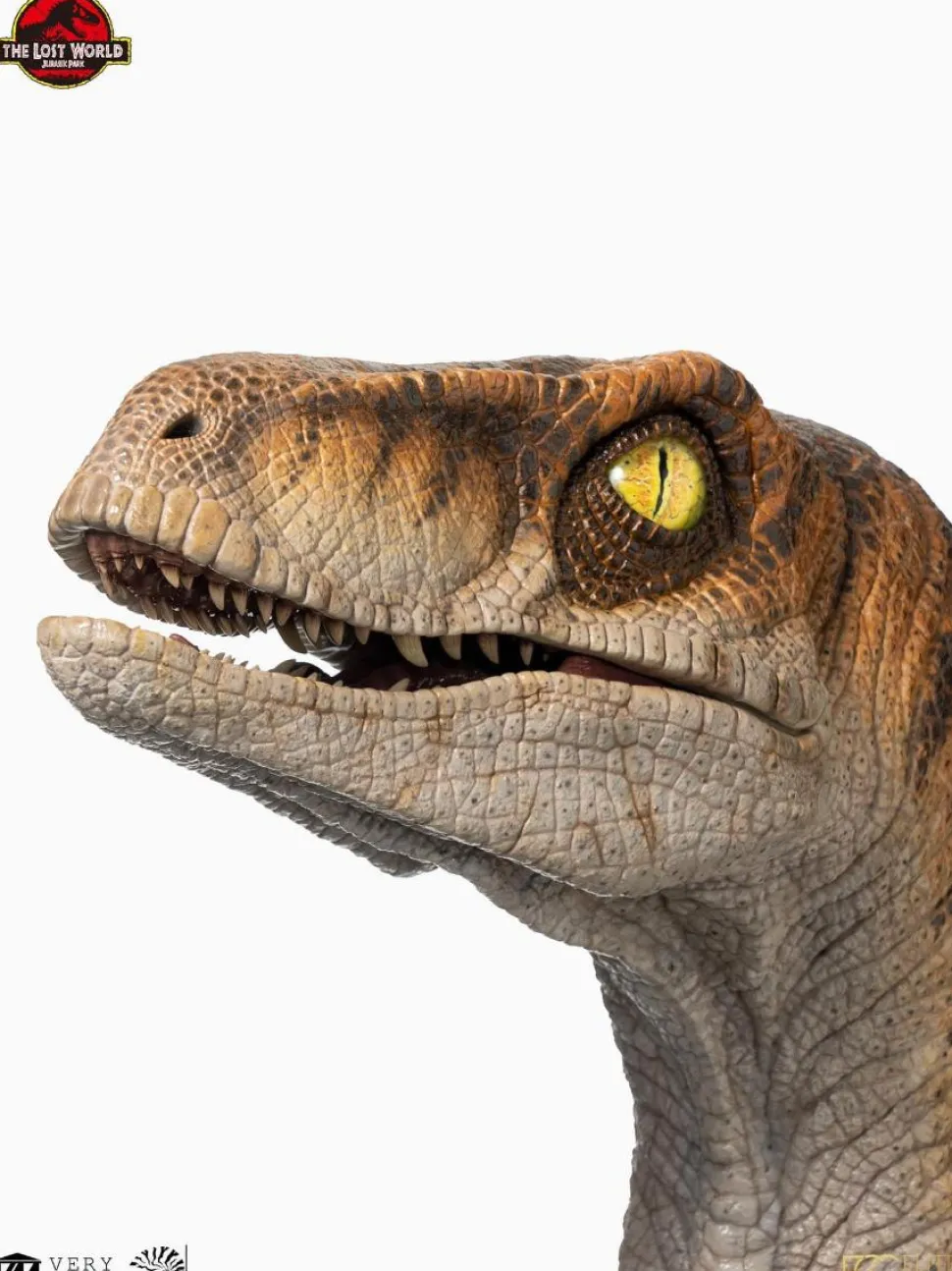 The Lost World: Jurassic Park - Male Velociraptor 1:1 Scale Life-Size Bust