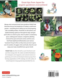 The Manga Guide to Organic Vegetable Gardening: Detailed Tips for Growing 50 Types of Vegetables, Fruits and Herbs Paperback Book