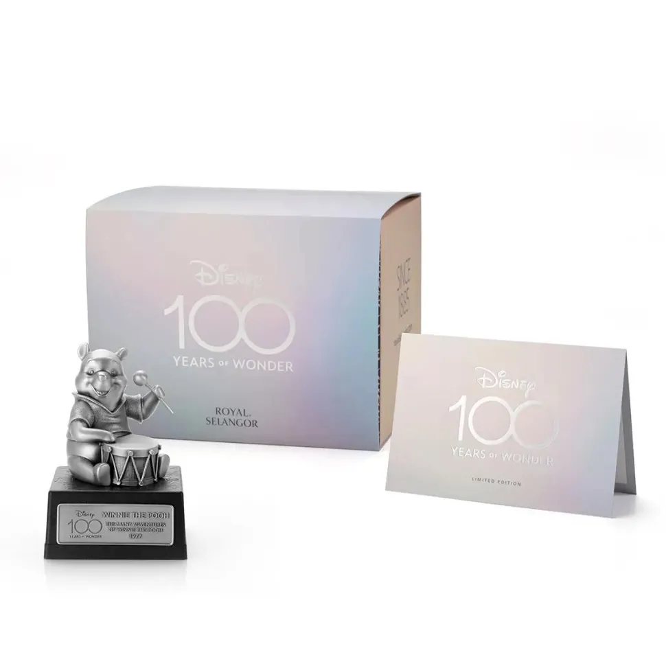 The Many Adventures of Winnie the Pooh (1977) - Winnie the Pooh Disney 100th Anniversary Limited Edition 6" Pewter Statue