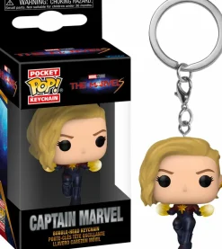 The Marvels (2023) - Captain Marvel Pocket Pop! Keychain