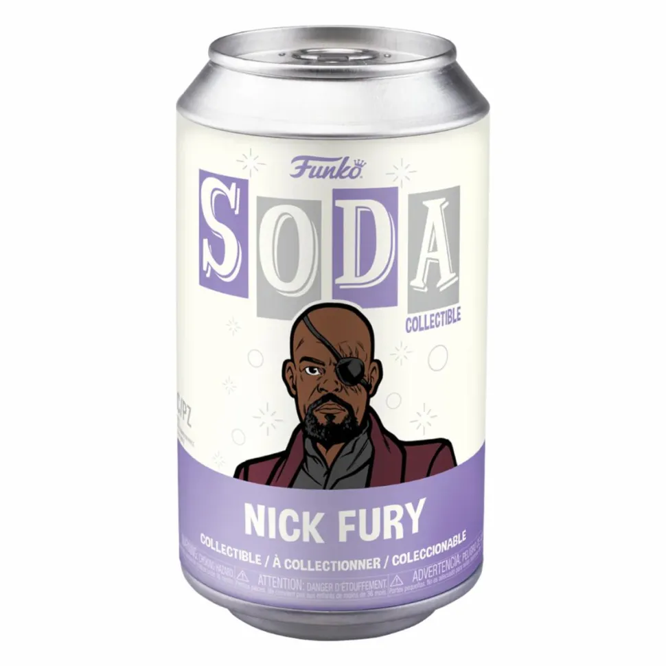 The Marvels (2023) - Nick Fury Vinyl SODA Figure in Collector Can