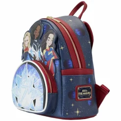 The Marvels (2023) - Symbol Glow in the Dark 10” Faux Leather Mini Backpack