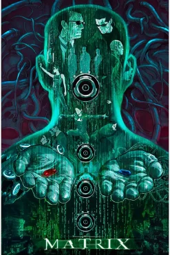 The Matrix - The Matrix Fine Art Print by Richard Luong