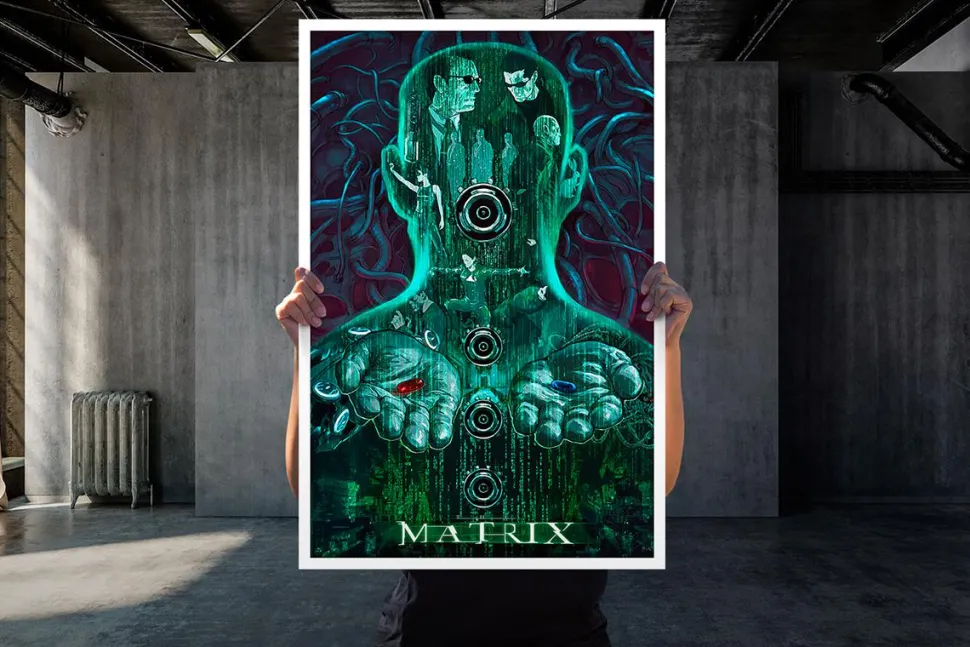 The Matrix - The Matrix Fine Art Print by Richard Luong