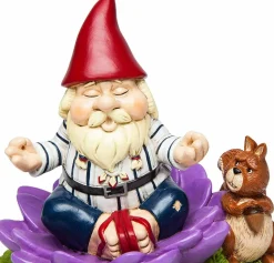 The Meditating Gnome-aste 9” Garden Gnome Statue