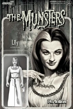The Munsters - Lily Munster Grayscale ReAction 3.75” Action Figure