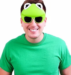 The Muppets - Kermit the Frog Sun-Staches Sunglasses (One Size)
