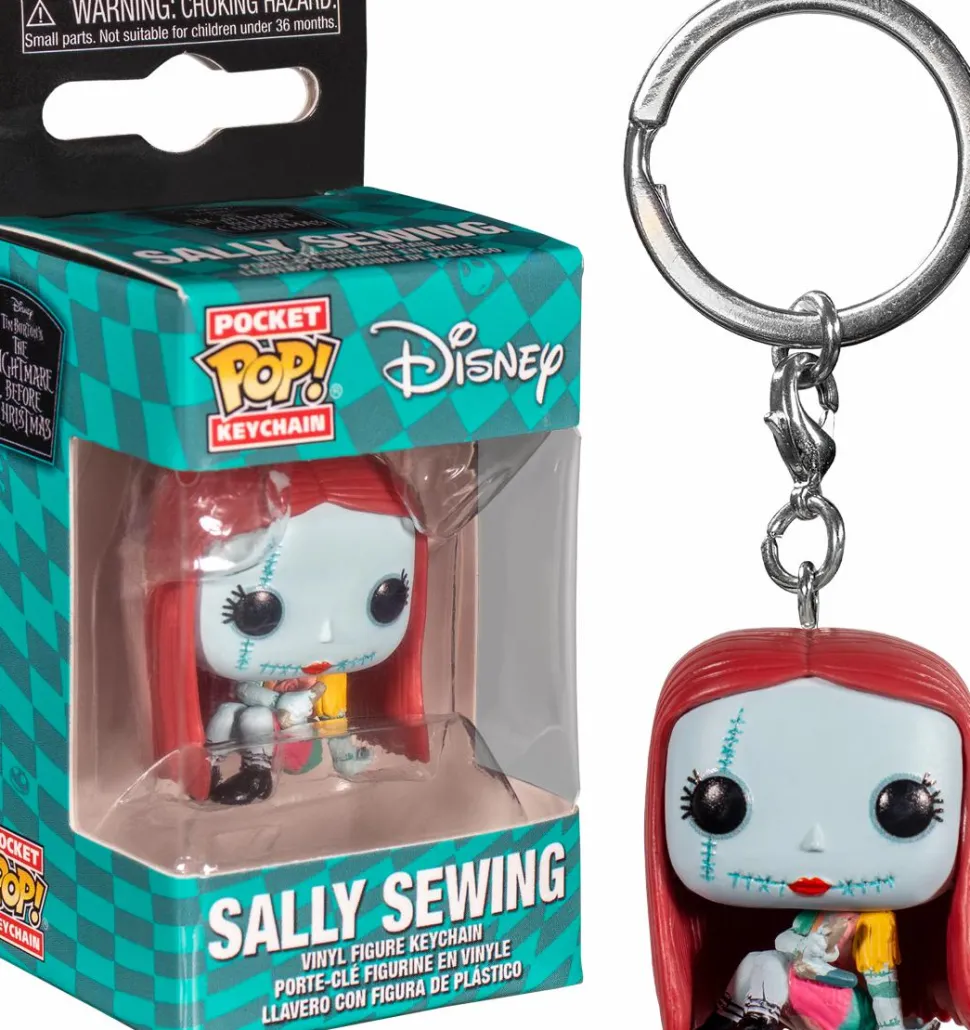 The Nightmare Before Christmas - Sally Sewing Pocket Pop! Vinyl Keychain
