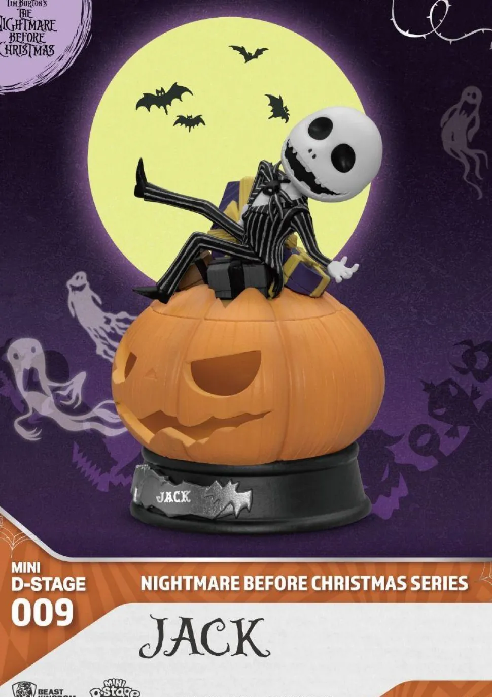 The Nightmare Before Christmas - Jack Skellington MDS-009 Mini D-Stage 3" PVC Diorama Statue