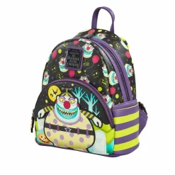 The Nightmare Before Christmas - Clown Glow in the Dark 10" Faux Leather Mini Backpack