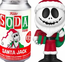 The Nightmare Before Christmas - Santa Jack Skellington SODA Vinyl Figure in Collector Can (International Edition)