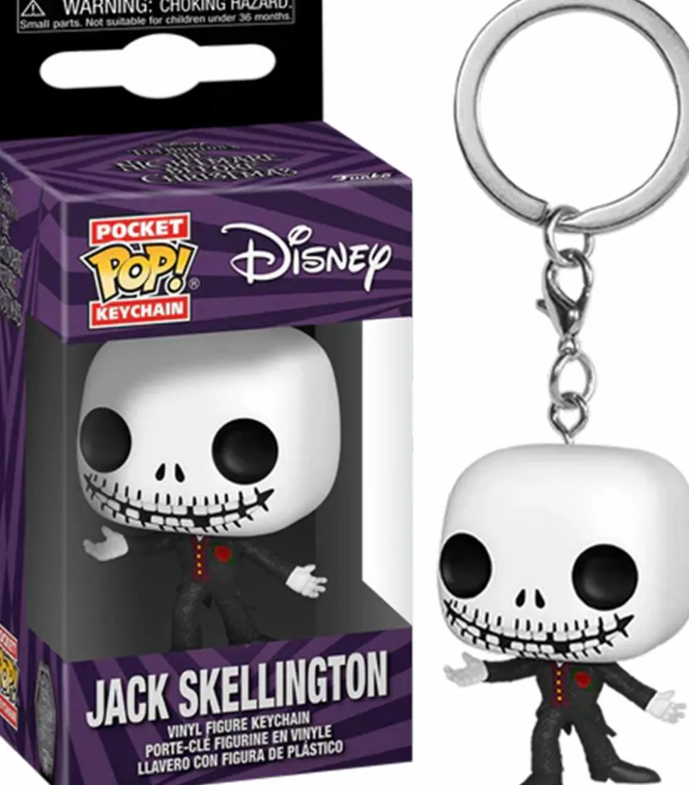 The Nightmare Before Christmas 30th Anniversary - Formal Jack Skellington Pocket Pop! Keychain