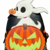 The Nightmare Before Christmas - Zero Pumpkin Glow in the Dark 10" Faux Leather Mini Backpack