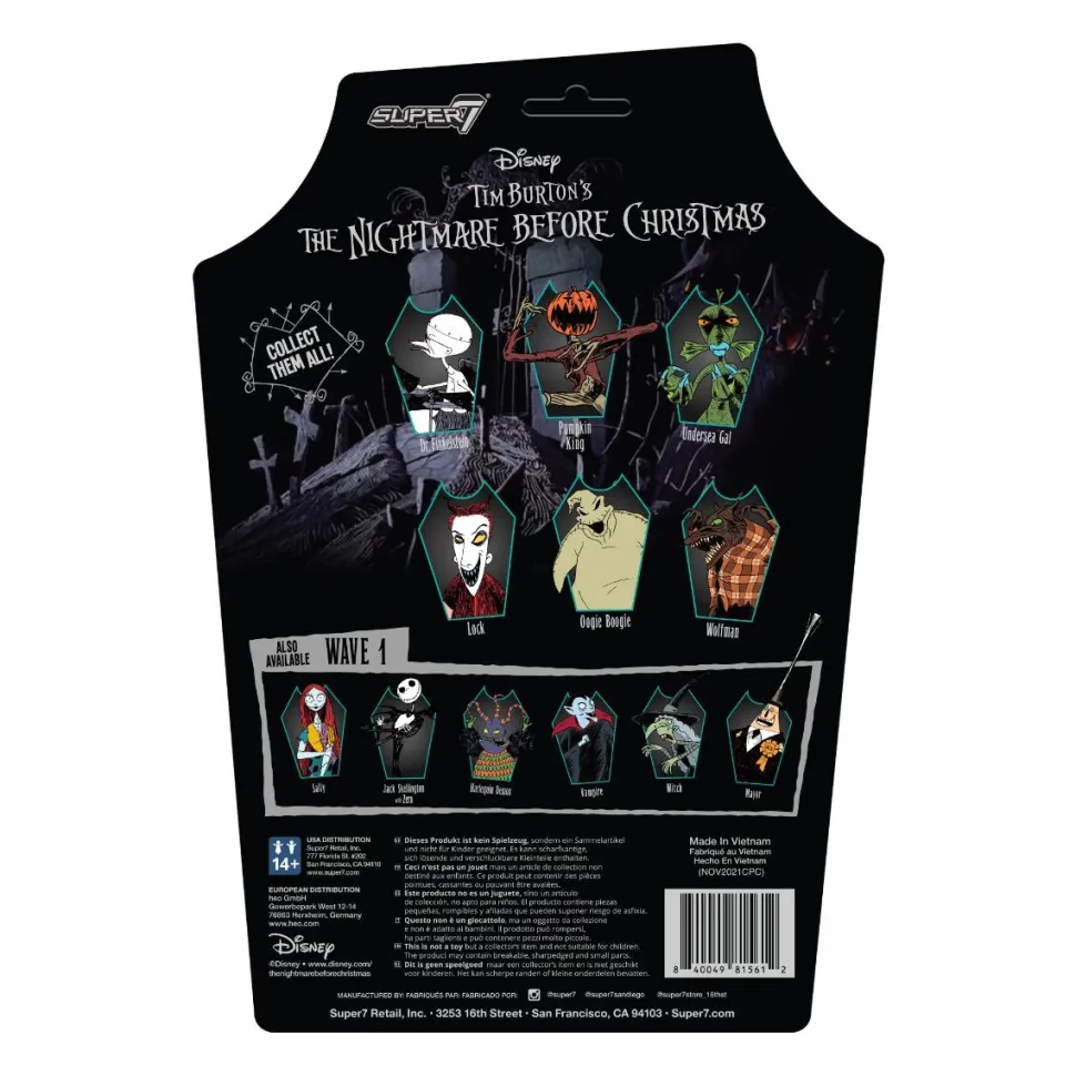 The Nightmare Before Christmas - Lock ReAction 3.75” Action Figure