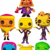 The Nightmare Before Christmas - Blacklight Santa Jack Is Coming To Pop! Vinyl Bundle (Set of 7)