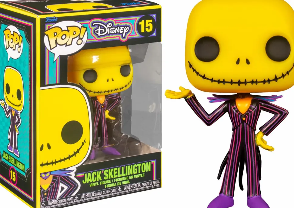 The Nightmare Before Christmas - Blacklight Santa Jack Is Coming To Pop! Vinyl Bundle (Set of 7)