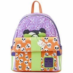The Nightmare Before Christmas - Scary Teddy Present Glow in the Dark 10" Faux Leather Mini Backpack