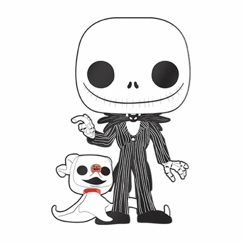 The Nightmare Before Christmas - Jack Skellington Pop! Enamel Pin 4-Pack