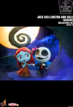 The Nightmare Before Christmas - Jack Skellington & Sally Dancing Cosbaby (S) Hot Toys Figure 2-Pack
