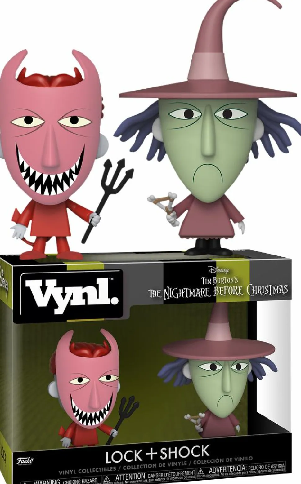 The Nightmare Before Christmas - Lock & Shock Vynl. Vinyl Figure 2-Pack