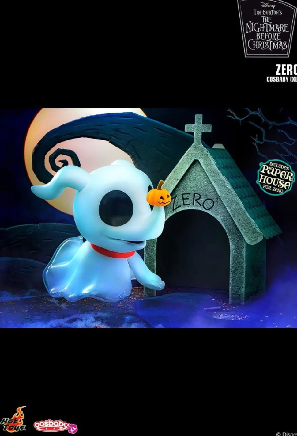 The Nightmare Before Christmas - Zero Cosbaby (XL) Hot Toys Figure