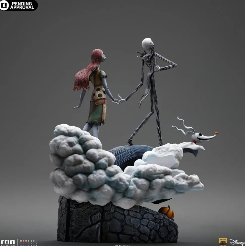 The Nightmare Before Christmas - Jack & Sally Deluxe 1/10th Scale Statue