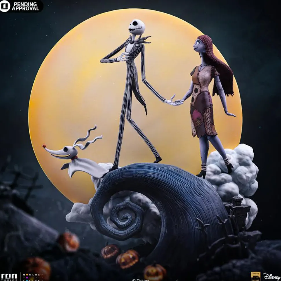 The Nightmare Before Christmas - Jack & Sally Deluxe 1/10th Scale Statue