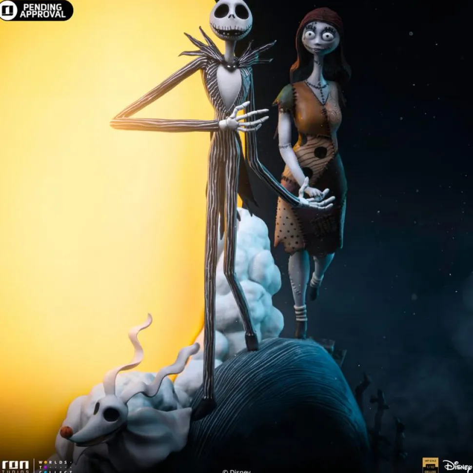 The Nightmare Before Christmas - Jack & Sally Deluxe 1/10th Scale Statue