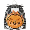 The Nightmare Before Christmas - Pumpkin Head Jack Glow in the Dark 10" Faux Leather Mini Backpack