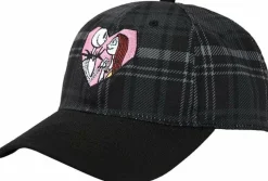 The Nightmare Before Christmas - Jack and Sally Embroidered Adjustable Hat