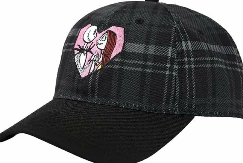 The Nightmare Before Christmas - Jack and Sally Embroidered Adjustable Hat