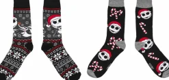The Nightmare Before Christmas - Santa Jack & Zero Crew Socks 2-Pack